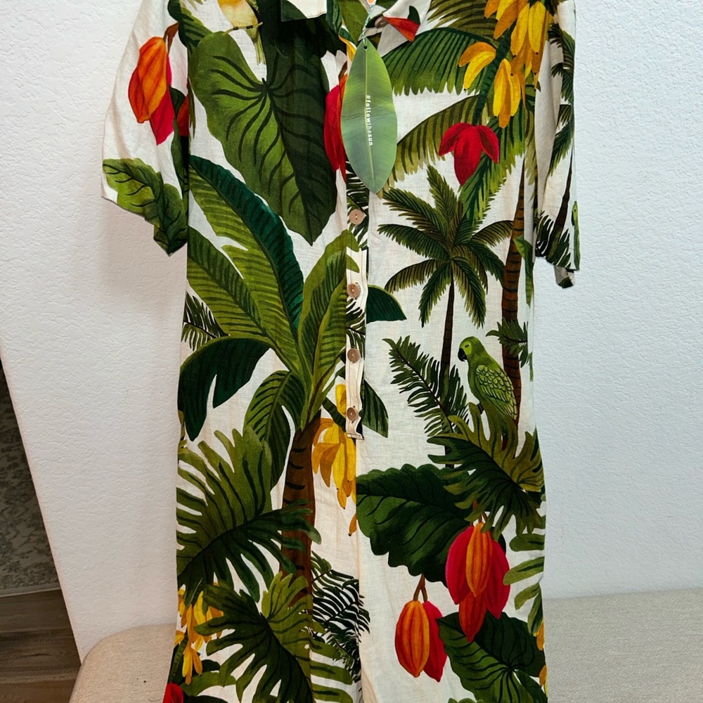 FARM Rio White Cocoa Forest Jumpsuit - Picture 3 of 4